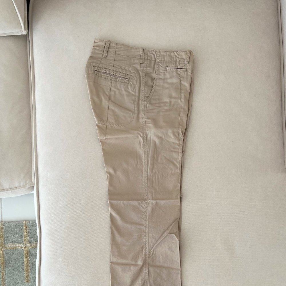 Zara casual pants in beige, waist size: 27 - 27.5 inches